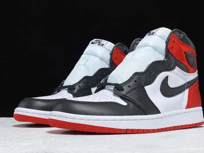 Rep High CD0461-016 Black Jordan Satin Toe 1 Retro Air 0608